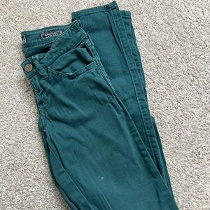 Guess Teal Brittney Skinny Jeans 23